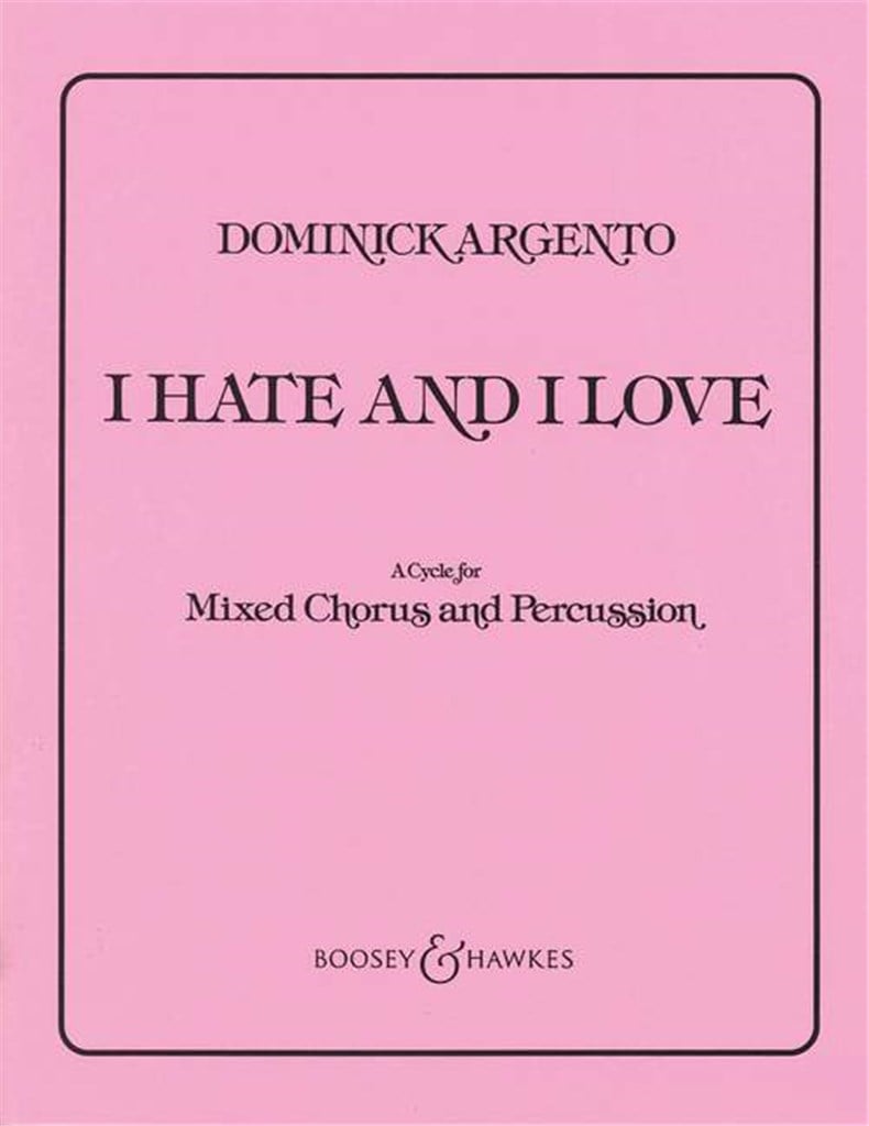 I Hate and I Love